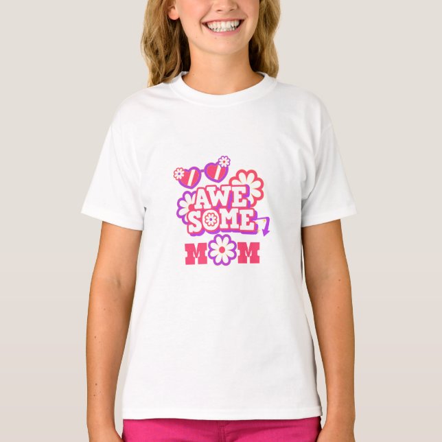 T-shirt Maman géniale (Devant)