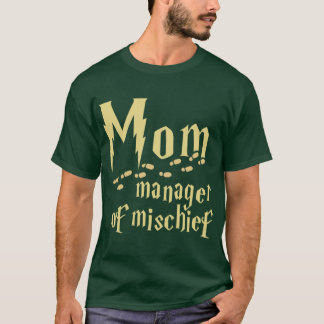 T-shirt Maman gérante de méfaits cadeau drôle vintage