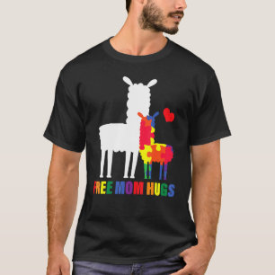 T-shirt Maman gratuite énorme énigme lama de sensibilisati