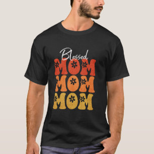 T-shirt Maman Groovy Bénie Vie de Maman Fête des Mères Fle