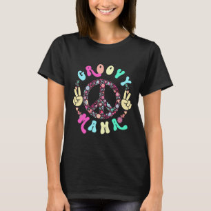 T-shirt maman groovy, rétro, vintage