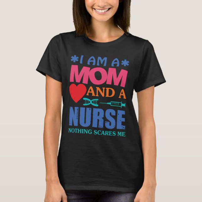 T-shirt Maman infirmière (Devant)
