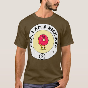 T-shirt Maman je suis un homme riche vintage