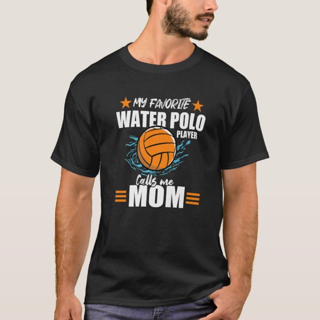 T-shirt Maman Joueuse de water polo Mère Femmes Waterpolo  (Devant)