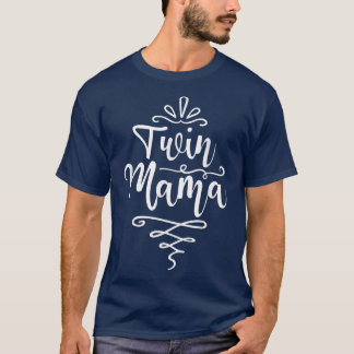 T-shirt Maman JumelleMaman Jumelle Mère De Jumeaux