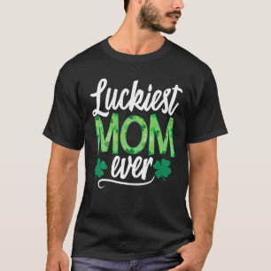 T-shirt Maman La Plus Heureuse Jamais Correspondant Jour d