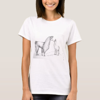 T-shirt Maman Llama et Cria