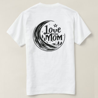 T-shirt Maman Lune Amour