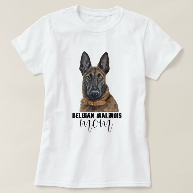 T-shirt Maman Malinoise belge (Design devant)
