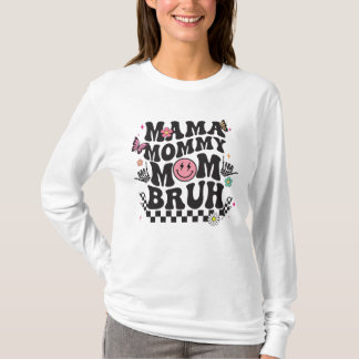 T-shirt Maman Mama Mème Drôle rétro Maman Mème