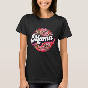 T-shirt Maman maman maman a aimé Vintage léopard garçons f