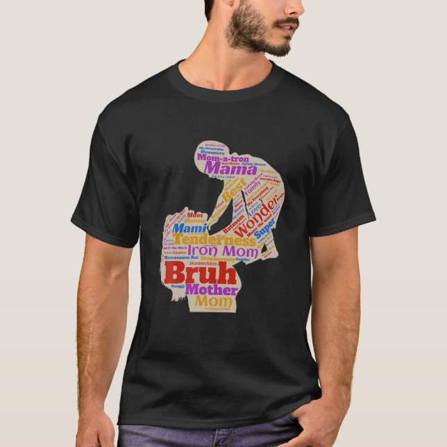 T-shirt Maman Maman Maman Bruh (Devant)