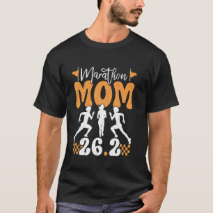 T-shirt Maman MARATHON MAMAN 26.2 Semi-Marathon Drôle Semi