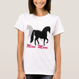 T-shirt Maman miniature de cheval