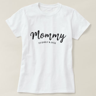 T-shirt Maman | Modern Mom Kids Noms de la Fête des mères