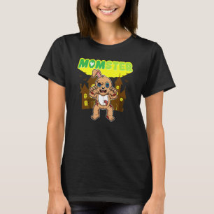T-shirt Maman Monstre Maman Monstrueuse Halloween Effrayan