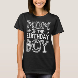 T-shirt Maman of the Birthday Boy Funny Mother Mama Family