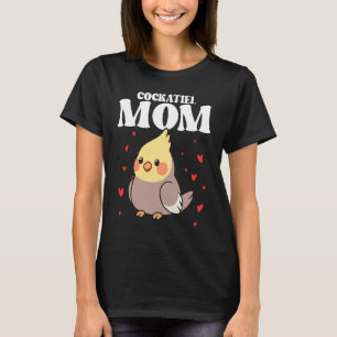 T-shirt Maman oiseaux cockatiels ornithologie observation 