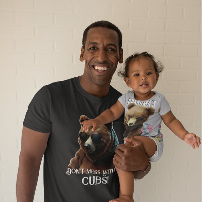 T-shirt Maman ou papa ours "Ne manquez pas mes petits" (Créateur téléchargé)