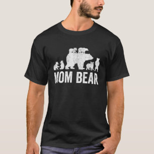 T-shirt Maman Ours Fête Des Mères S, Amusante Mère Six 