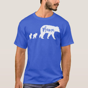 T-shirt Maman Ourse avec 2 oursons Cadeau amusant pour mam