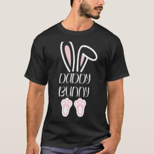 T-shirt Maman Papa Bunny Jour de Pâques Papa Enceinte Mama
