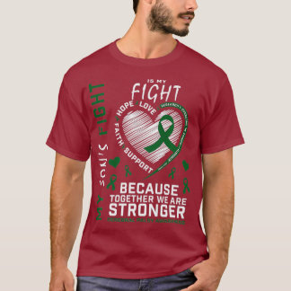 T-shirt Maman Papa Mon Fils Combattre Est Mon Combattre Cé
