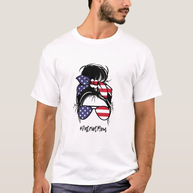 T-shirt Maman patriote (Devant)