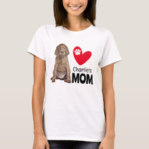 T-shirt maman personnalisée Setter irlandais
