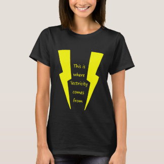 T-shirt Maman Plus Stifler C'Est Là Que L'Électricité Vien