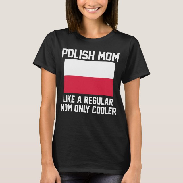 T-shirt Maman polonaise (Devant)