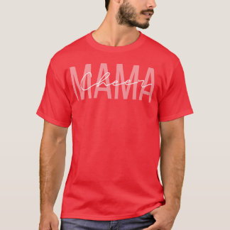 T-shirt Maman pom-pom girl Cheer Maman Maman Mère vintage