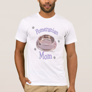T-shirt Maman poméranienne