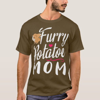 T-shirt Maman Pomme De Terre Furieuse Pour Guinée Cochon L