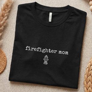 T-shirt Maman Pompière Héros Parent Simple