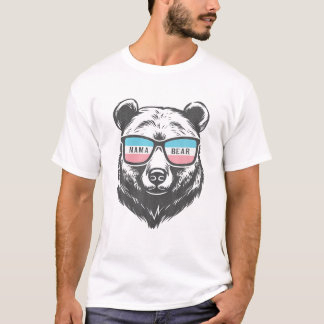T-shirt Maman porte fière alliée transgenre