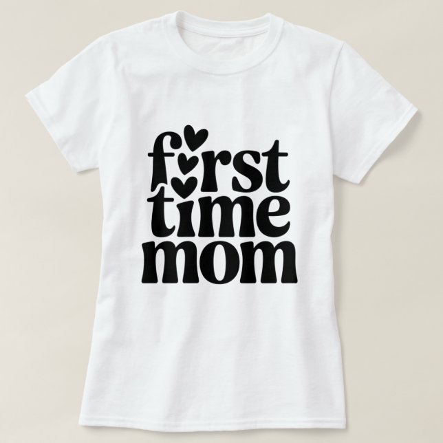 T-shirt maman première fois (Design devant)