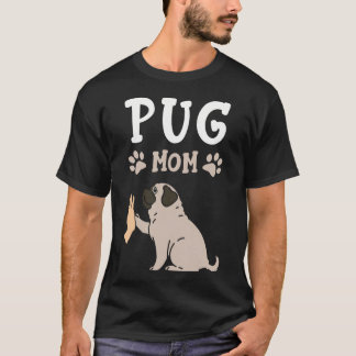 T-shirt Maman Pug Chien Propriétaire de Chien Maman Chien