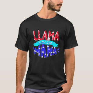 T-shirt Maman qui aime les lamas Citation mignonne 4 juill