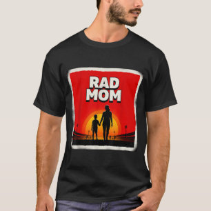 T-shirt Maman radicale mère et fils maman de football au c