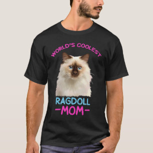 T-shirt Maman Ragdoll la plus cool Maman Chatte