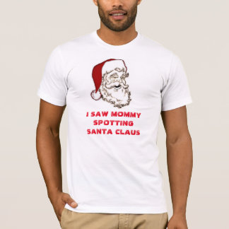 T-shirt Maman repérant le père noël