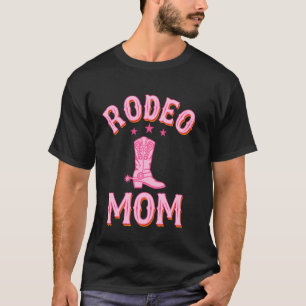 T-shirt Maman Rodéo 1er Premier Anniversaire Cowgirl Weste