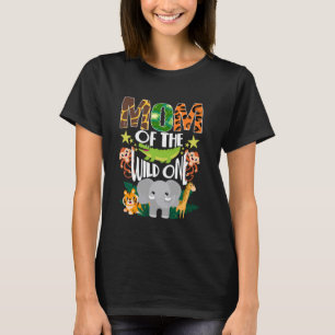 T-shirt Maman Safari 1er Anniversaire Maman de Wild One Zo