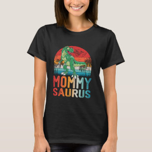 T-shirt Maman Saurus T Rex Dinosaur Saurus Famille Corresp