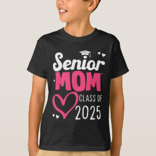 T-shirt Maman Senior 2025 Fière maman d'une promotion de 2