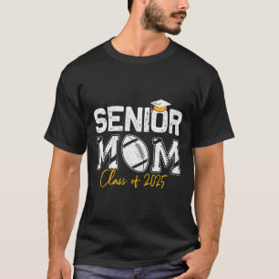 T-shirt Maman senior Cl de 2025 Maman fière de diplômé Foo