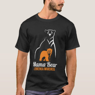 T-shirt Maman sensibilisée à la leucémie Ourse Femmes