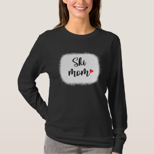 T-shirt Maman skieuse pour femme skieuse skieur skieuse ma