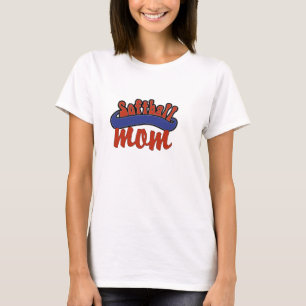 T-shirt maman softball